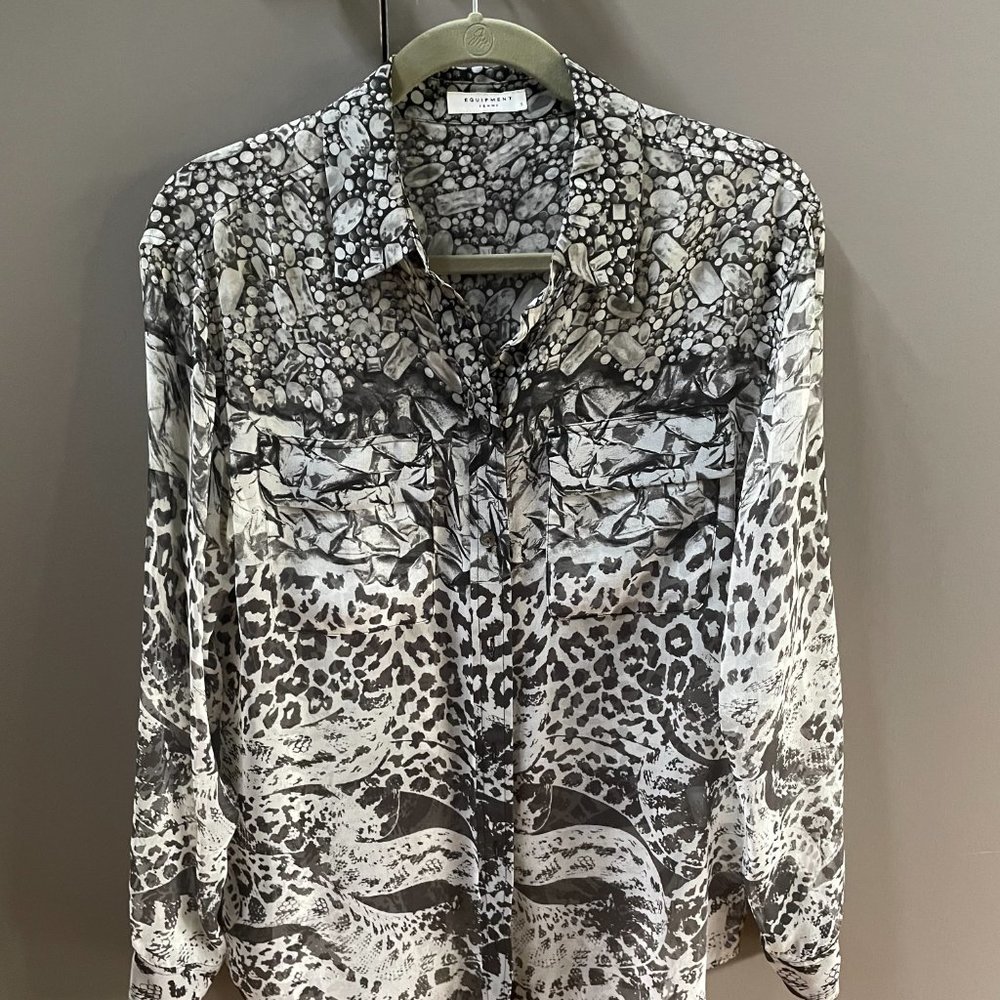 Equipment Femme Melanni Shirt - Size S - Picture 3 of 3